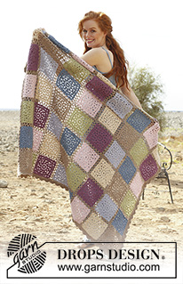 Heklede ruter / DROPS 138-32