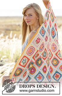 Heklede ruter / DROPS 169-37