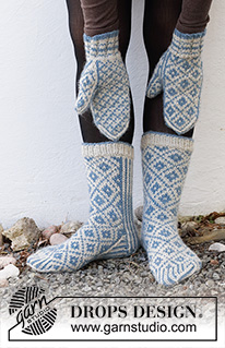 Norweskie rękawiczki / DROPS 214-54