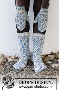 Norweskie rękawiczki / DROPS 214-54