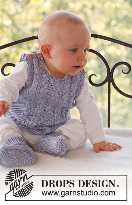 Ponožky a botičky pro miminka / DROPS Baby 17-9