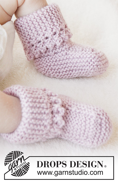 Ponožky a botičky pro miminka / DROPS Baby 25-4