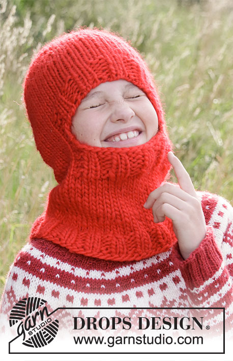 Balaklava til barn / DROPS Children 34-34
